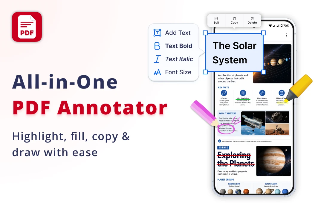 PDF Reader: Converter, Editor screenshot