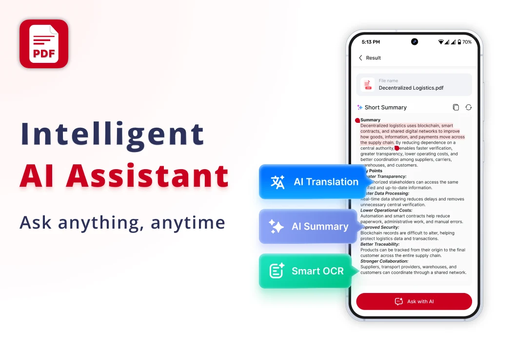 PDF Reader: Converter, Editor screenshot
